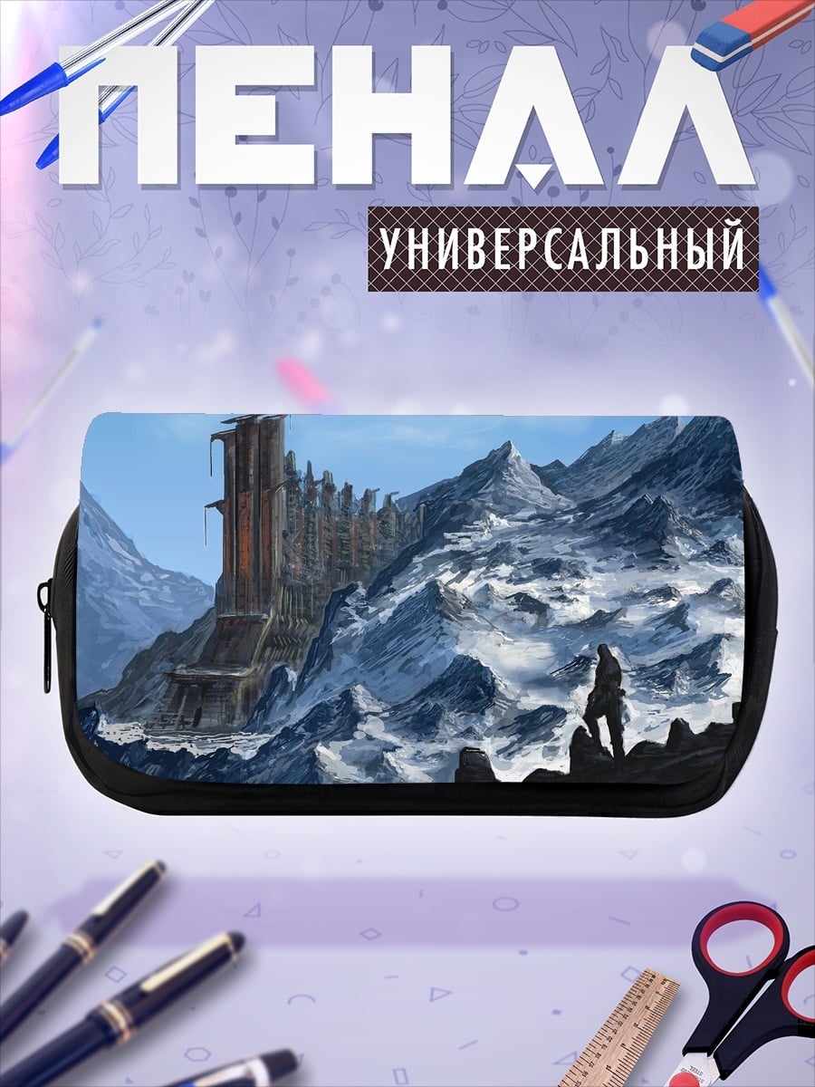 Пенал-косметичка Замок в снежных горах