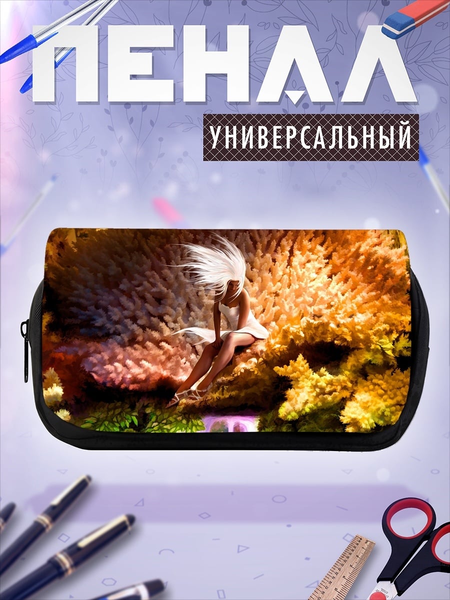 Пенал-косметичка Девушка водопад