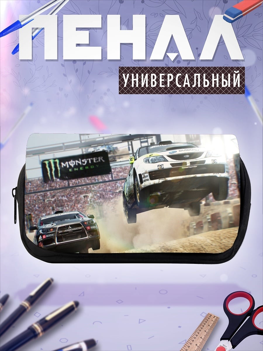 Пенал-косметичка Гонки Monster Energy