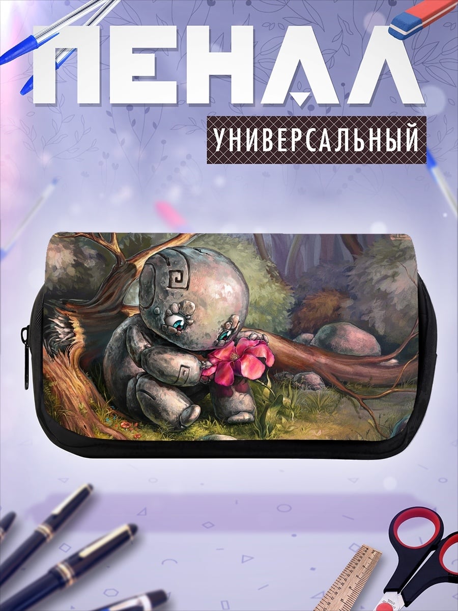 Пенал-косметичка Кукла с цветком