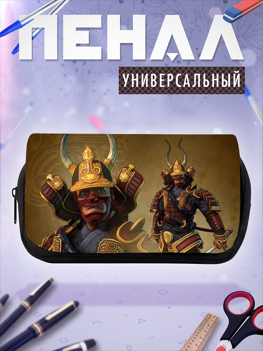 Пенал-косметичка Самураи в доспехах