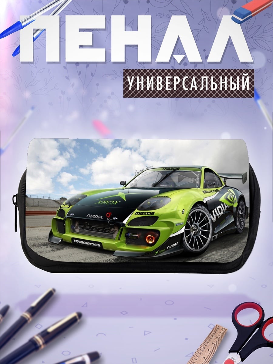 Пенал-косметичка Гоночное авто Nvidia