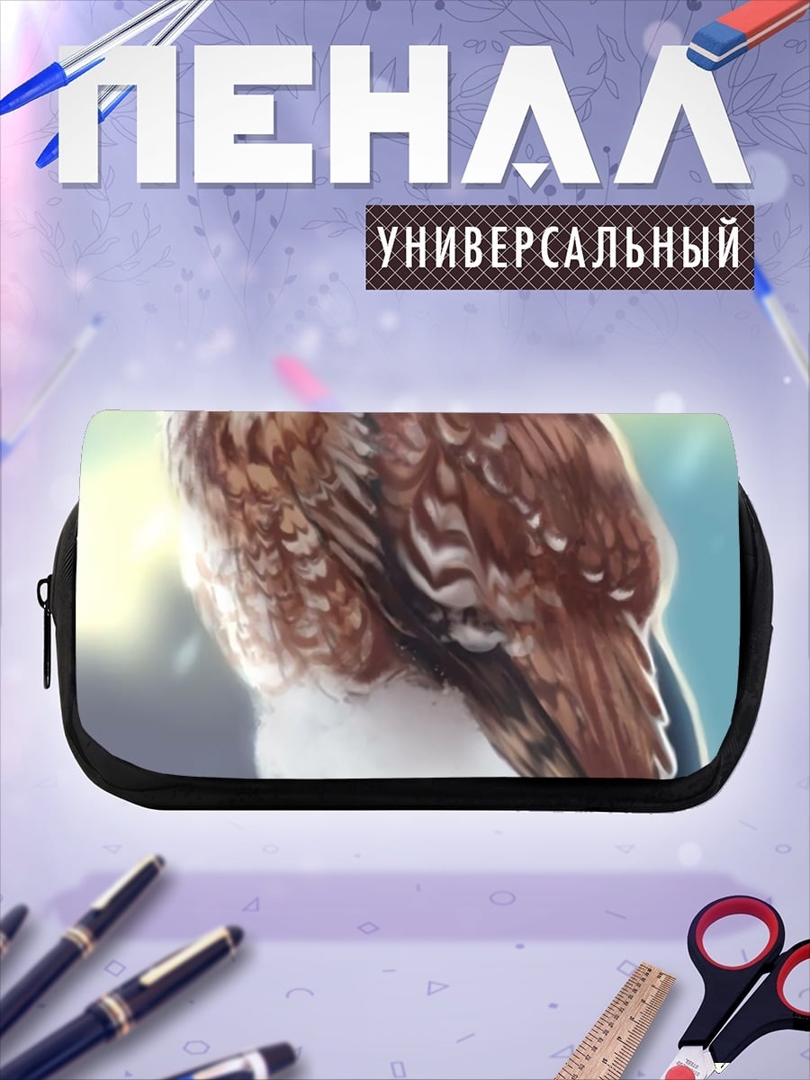 Пенал-косметичка Сонная сова зимой