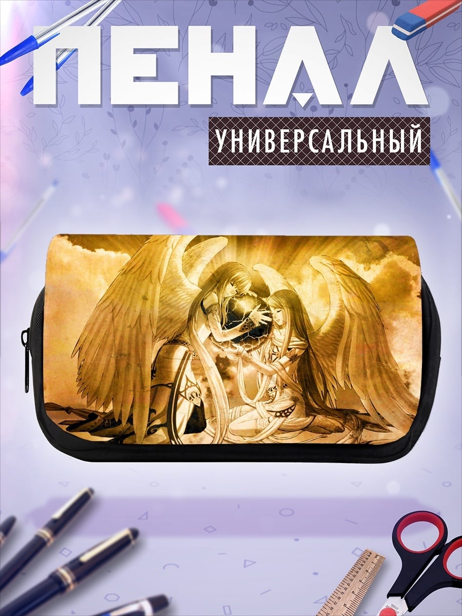 Пенал-косметичка Золотые ангелы
