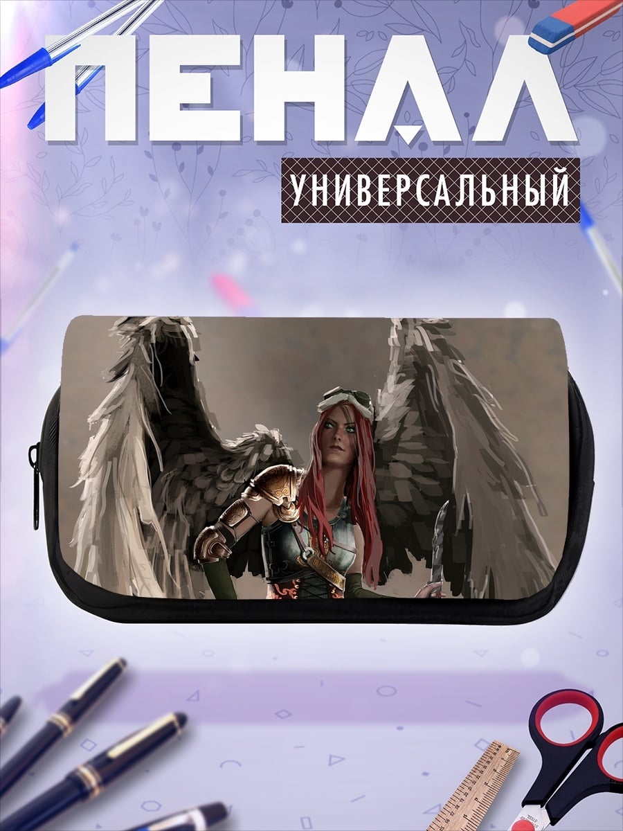 Пенал-косметичка Воин с крыльями