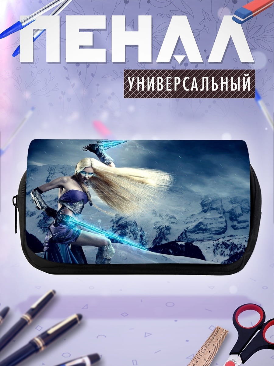 Пенал-косметичка ледяная воительница