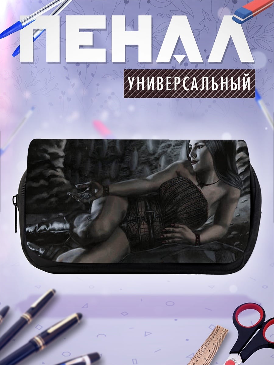 Пенал-косметичка Девушка в пещере