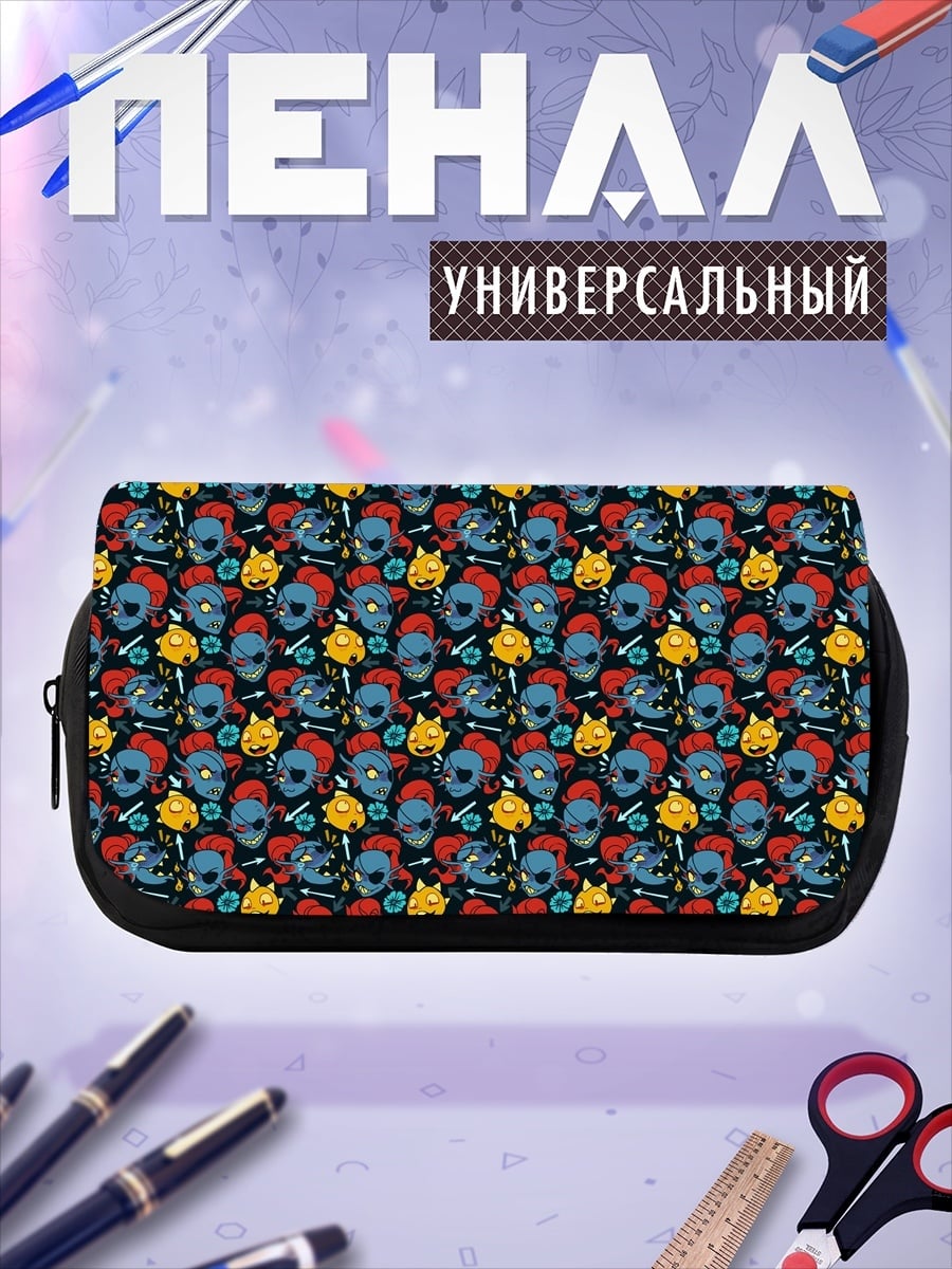 Пенал-косметичка Узор из монстров