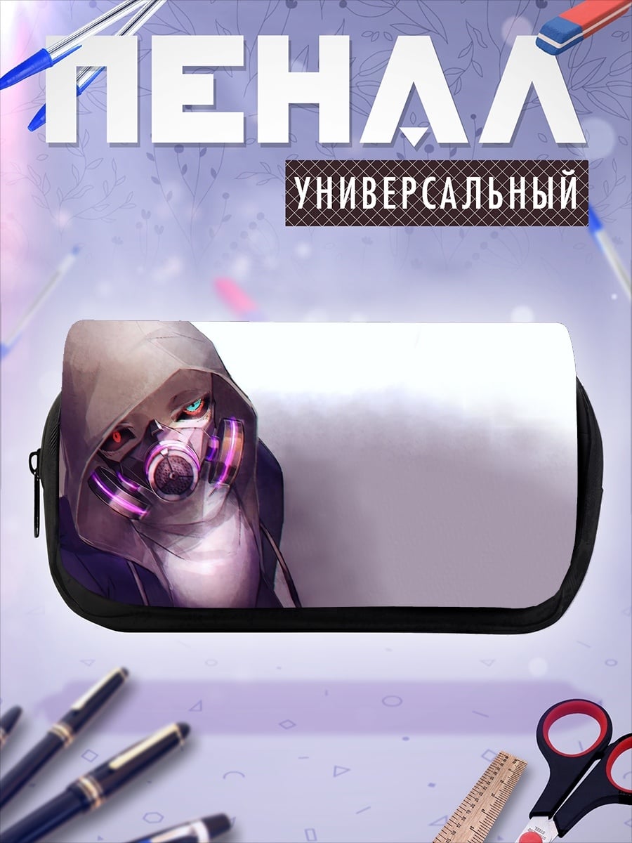 Пенал-косметичка Киберпанк персонаж