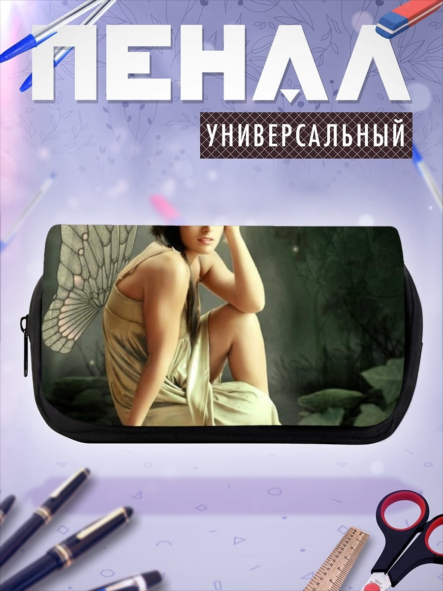 Пенал-косметичка ангел в золотом