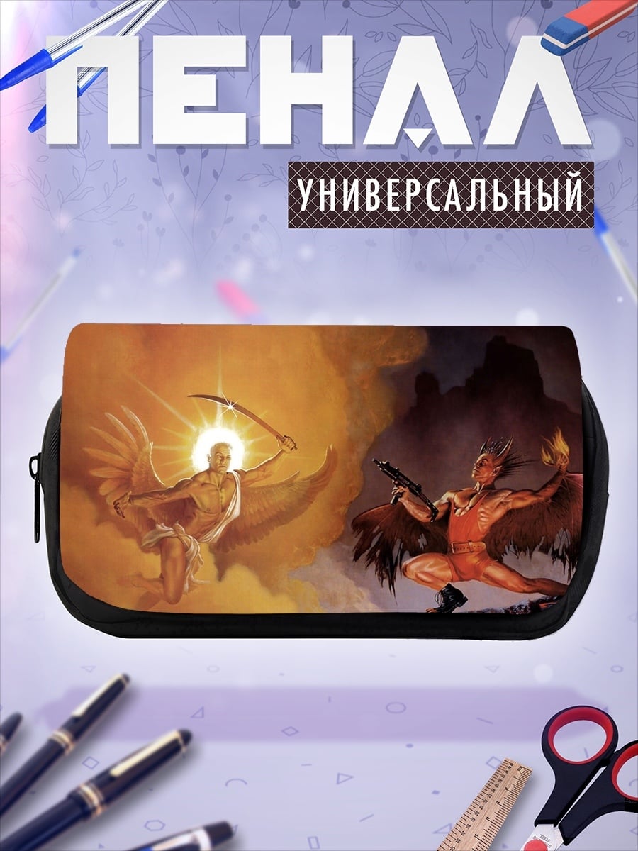 Пенал-косметичка ангел против демона