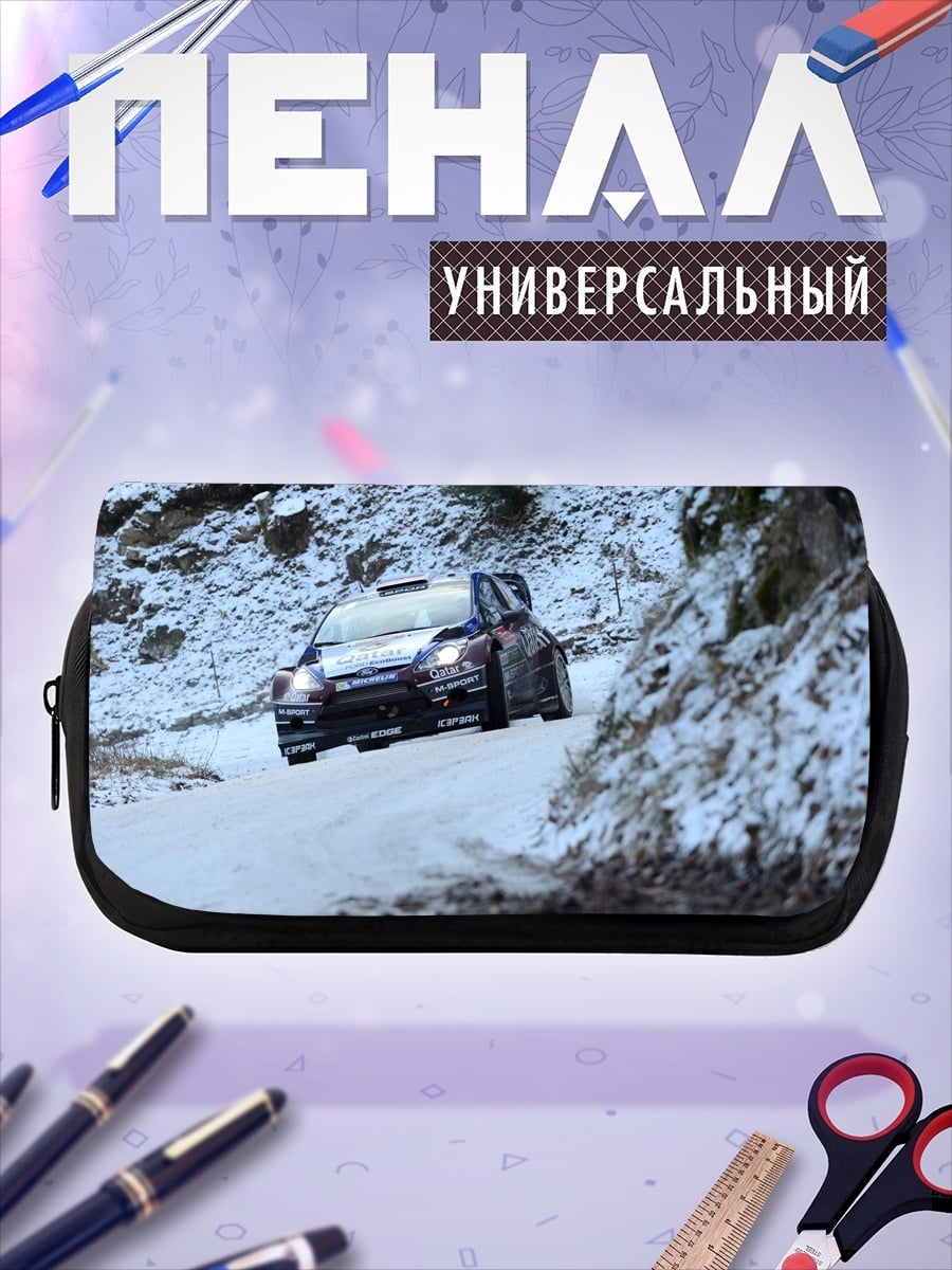 Пенал-косметичка Ралли в снегу