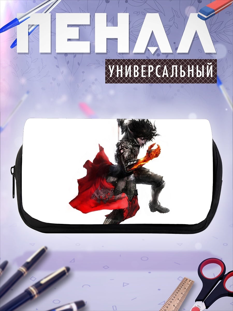 Пенал-косметичка Аниме герой в плаще