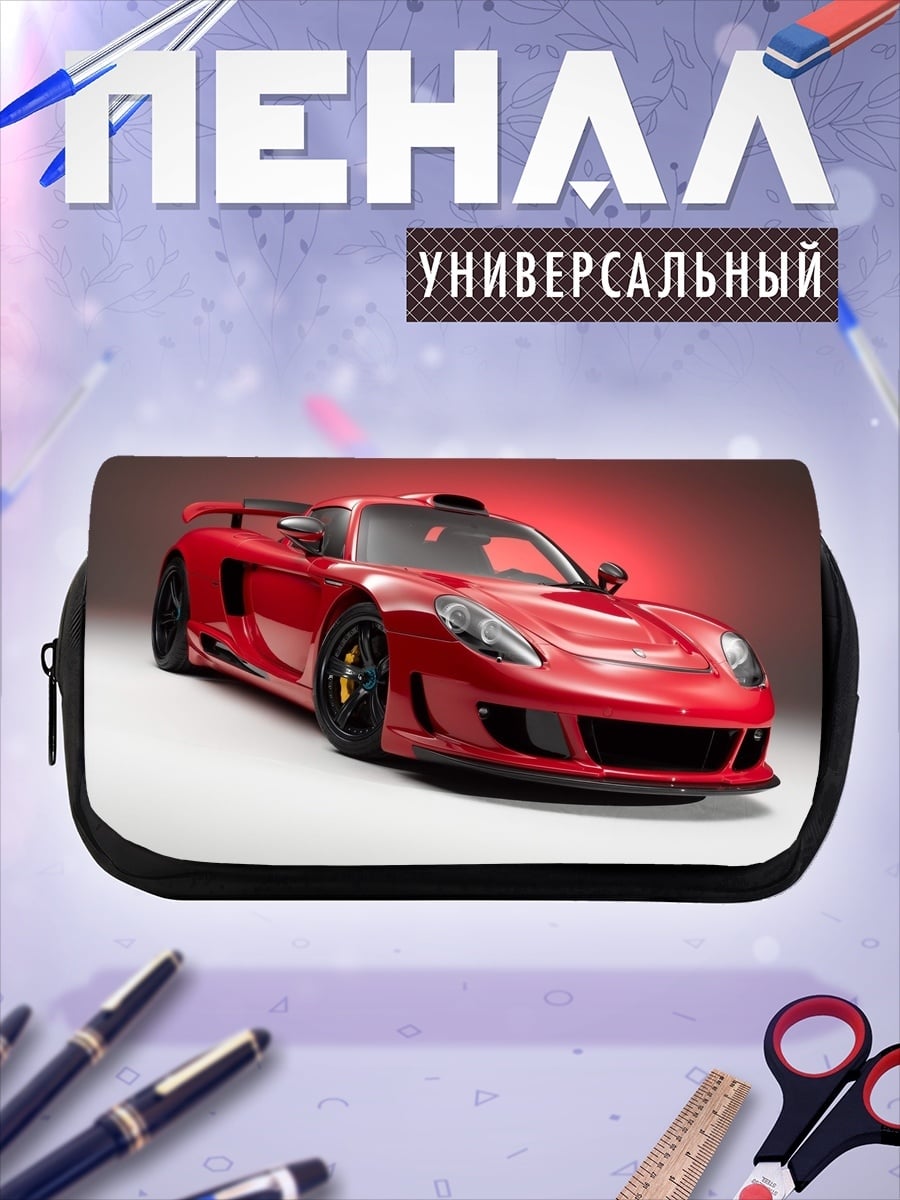 Пенал-косметичка красный спорткар