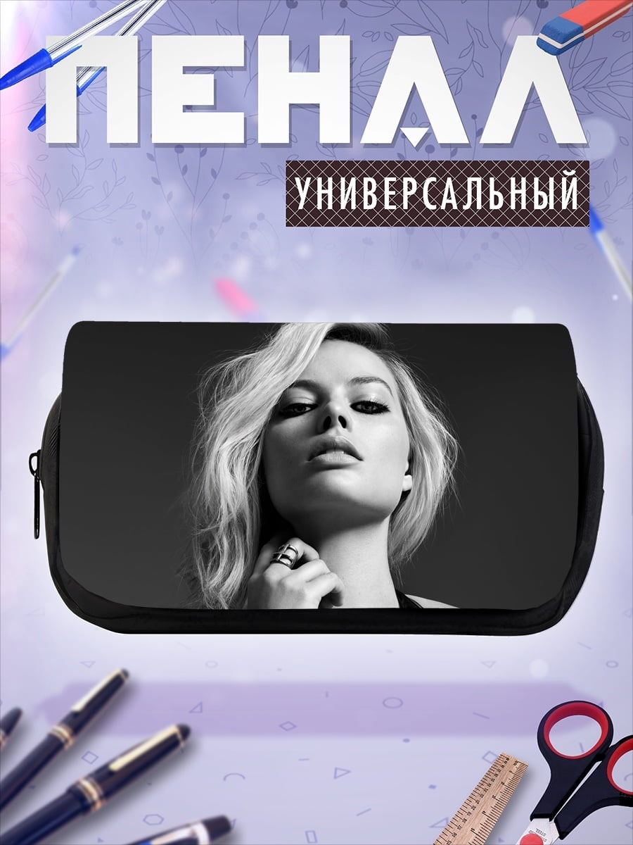 Пенал-косметичка портрет девушки