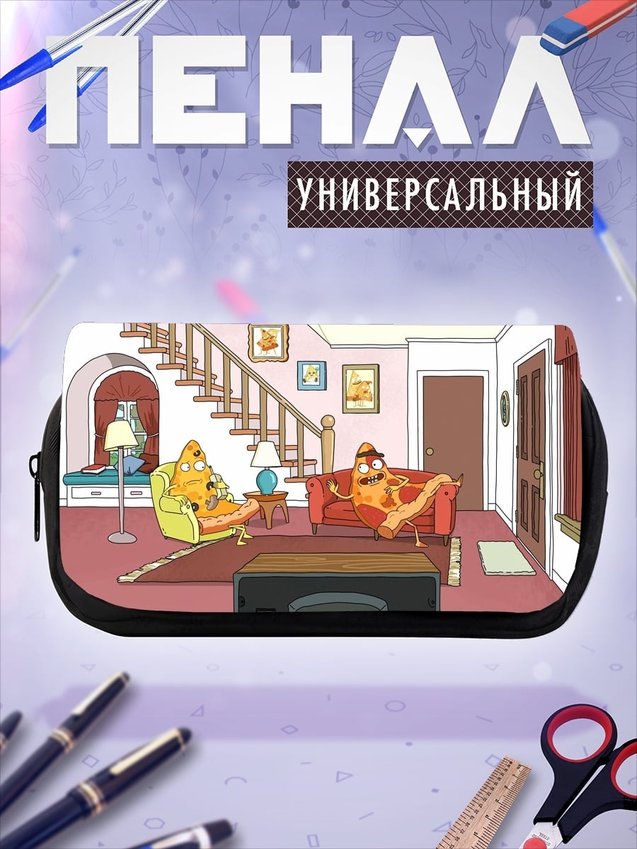 Пенал-косметичка Два персонажа отдыхают