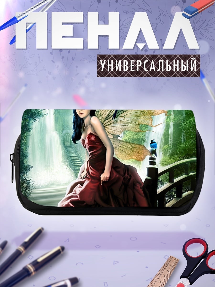 Пенал-косметичка Фея в красном