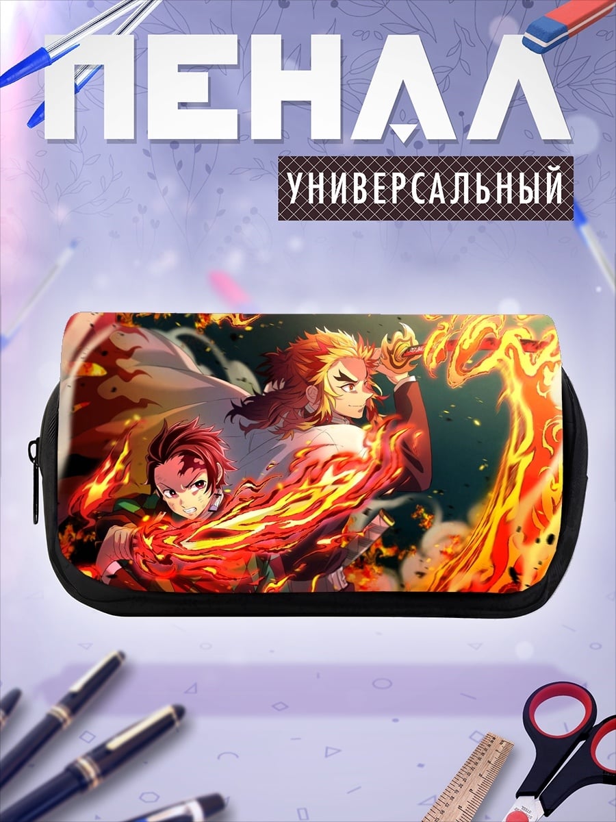 Пенал-косметичка Пламя и самурай