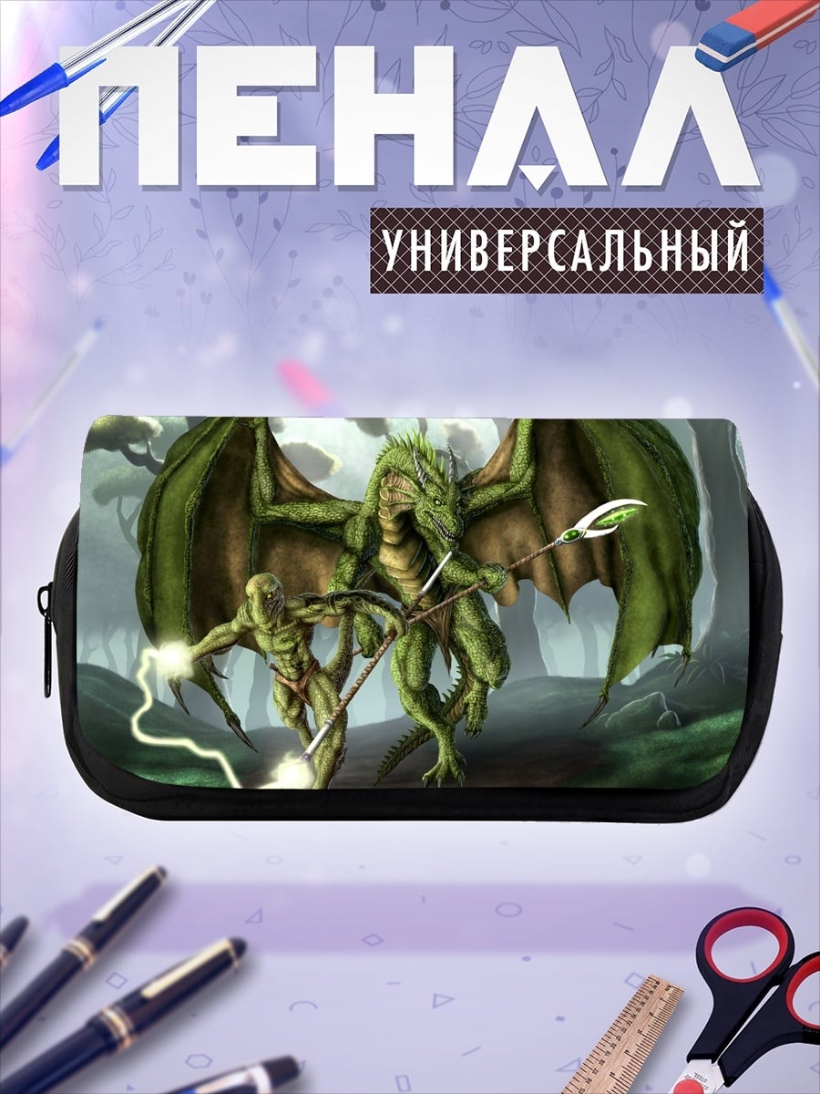 Пенал-косметичка Зеленые лесные духи