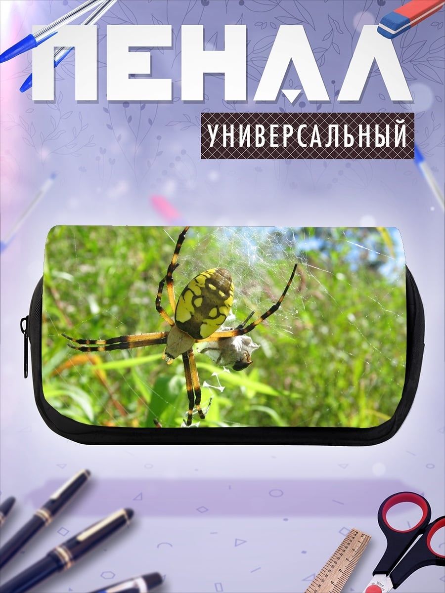 Пенал-косметичка Паук на паутине