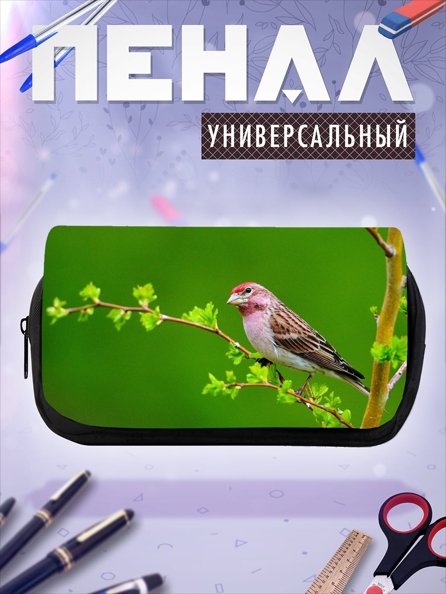 Пенал-косметичка розовый чиж