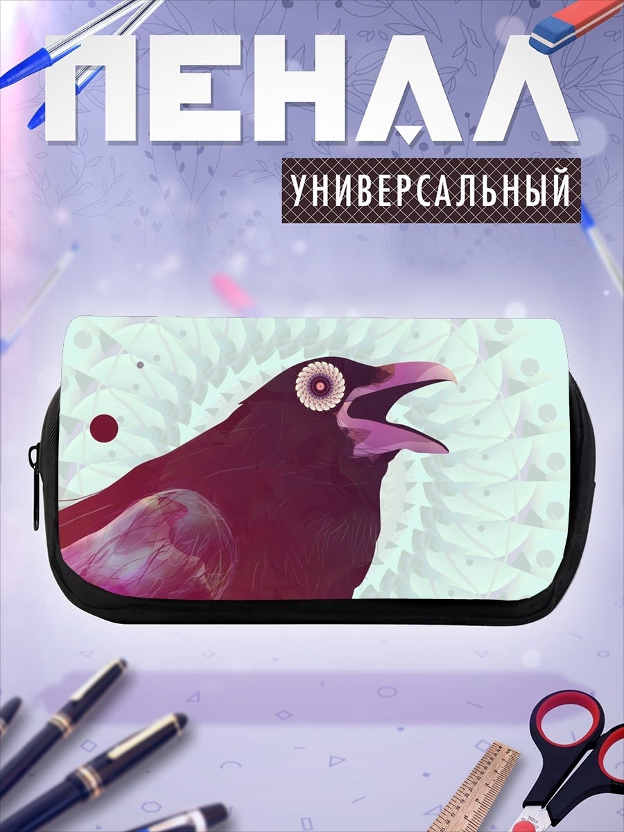 Пенал-косметичка Ворон в полете