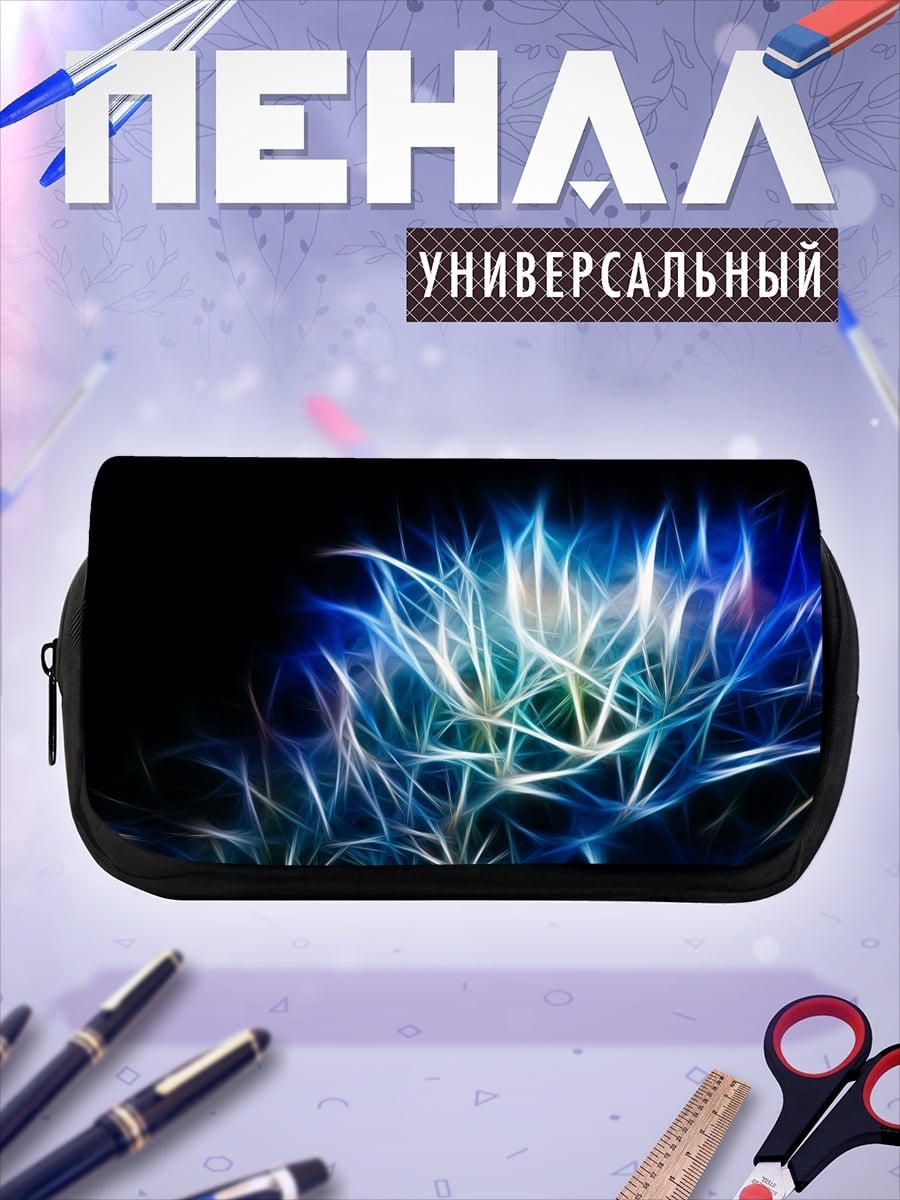 Пенал-косметичка Неоновая флора