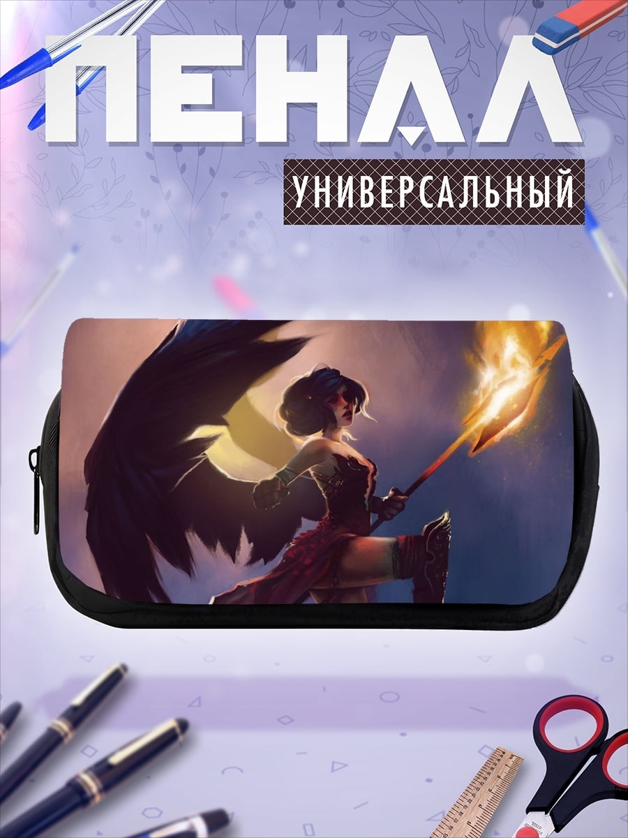 Пенал-косметичка Ангел с огнем
