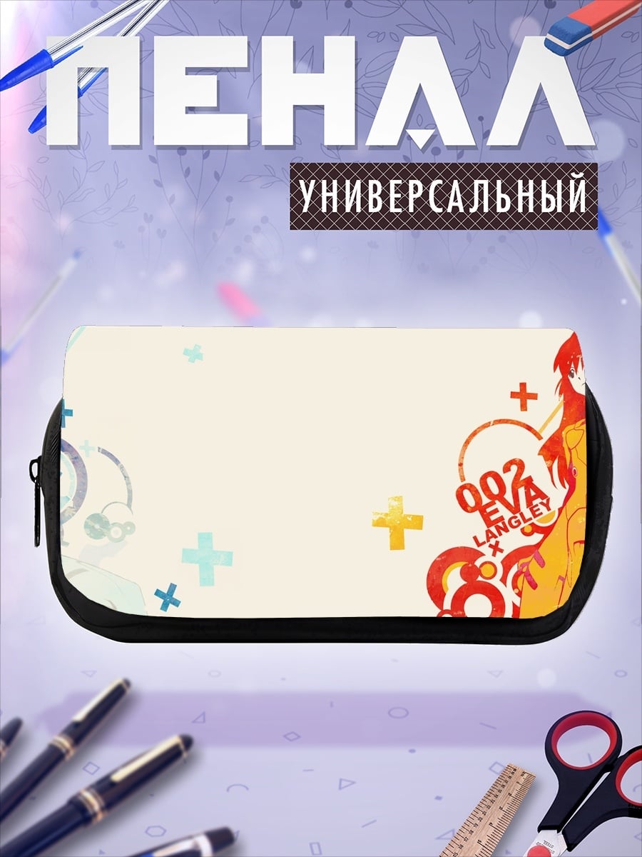 Пенал-косметичка Аниме пара наушники