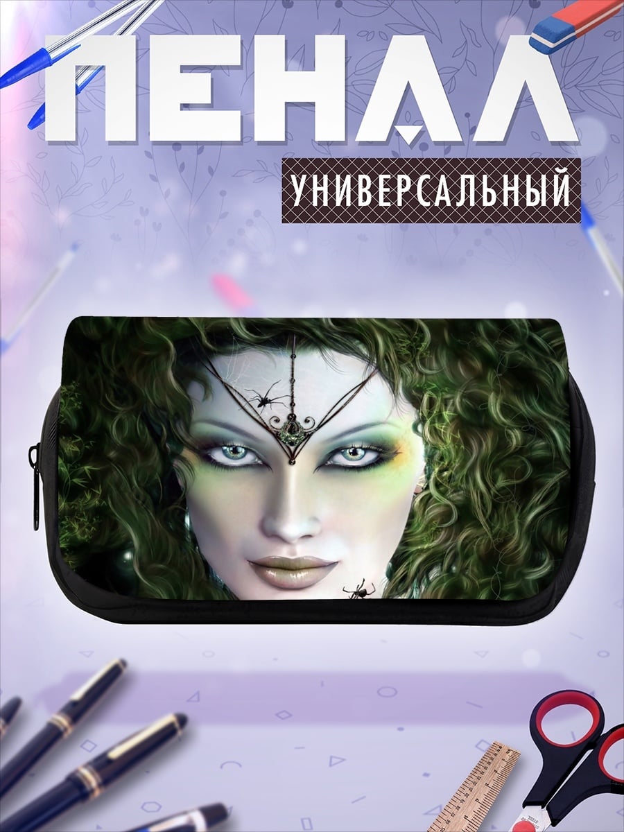 Пенал-косметичка Лесная фея с пауками
