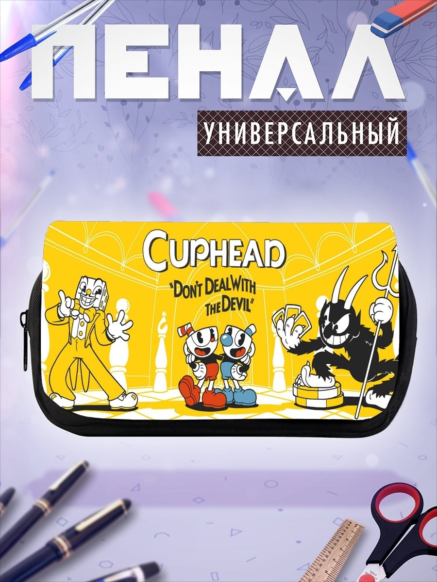Пенал-косметичка Cuphead Дьявольская сделка