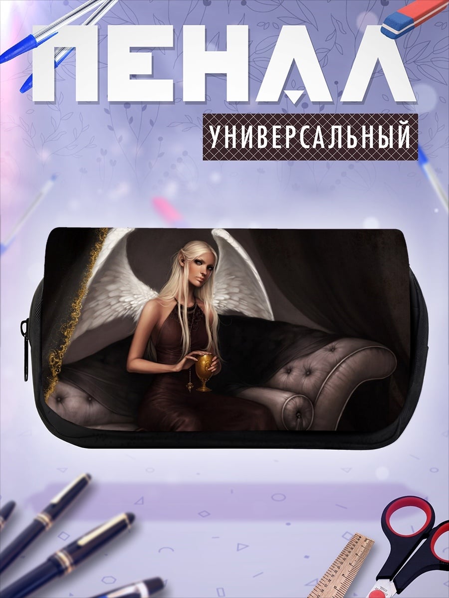 Пенал-косметичка ангел с кубком