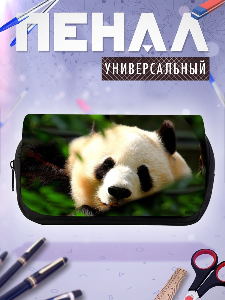 Пенал-косметичка Панда в бамбуке