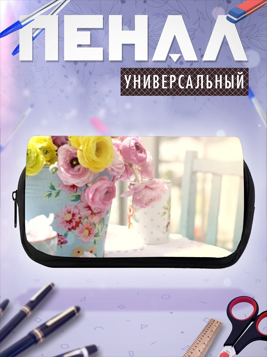 Пенал-косметичка Букет цветов