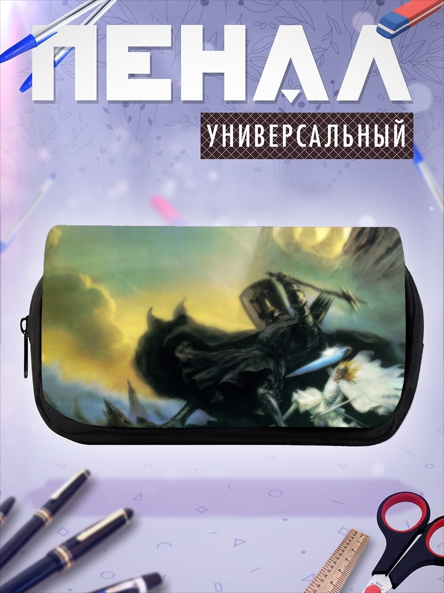 Пенал-косметичка всадник на волке