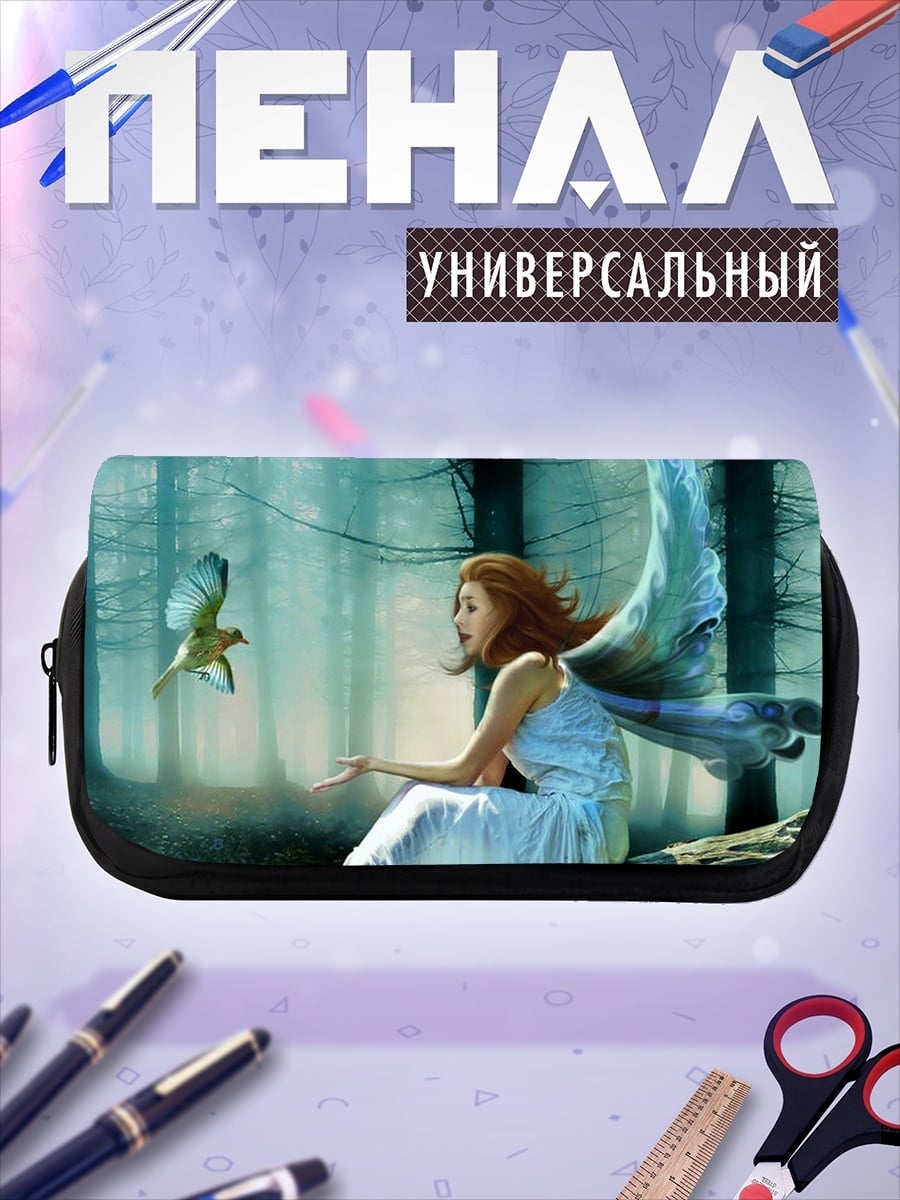 Пенал-косметичка фея в лесу