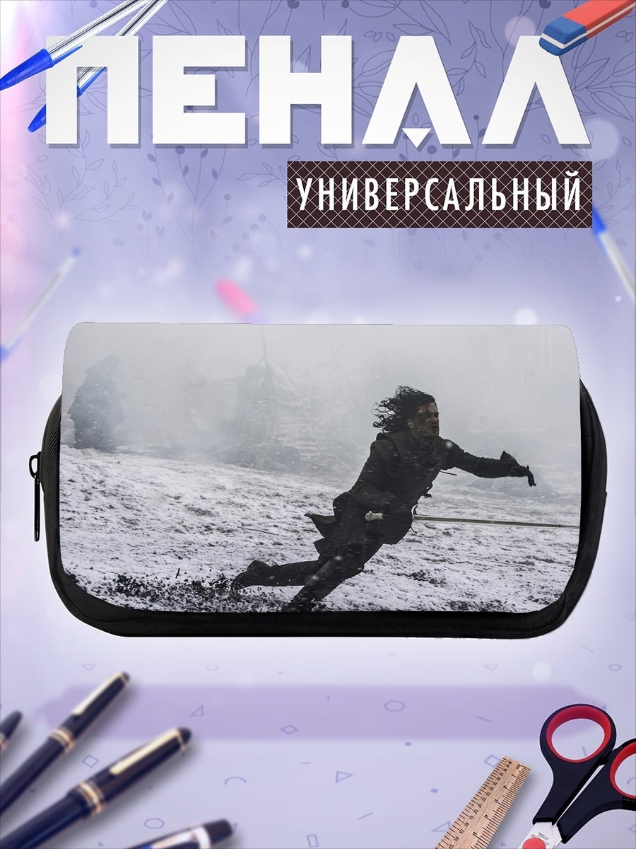 Пенал-косметичка Снежная битва самурая