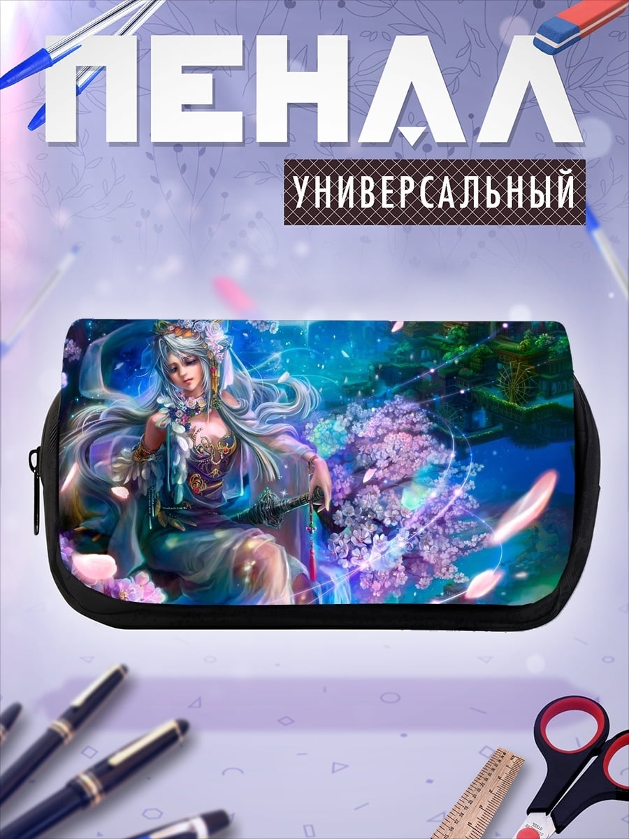 Пенал-косметичка цветочная фея весна