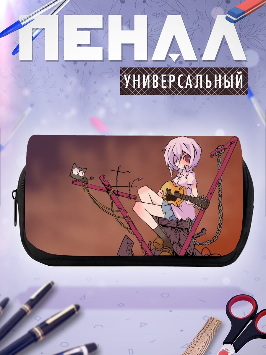 Пенал-косметичка Девочка с укулеле
