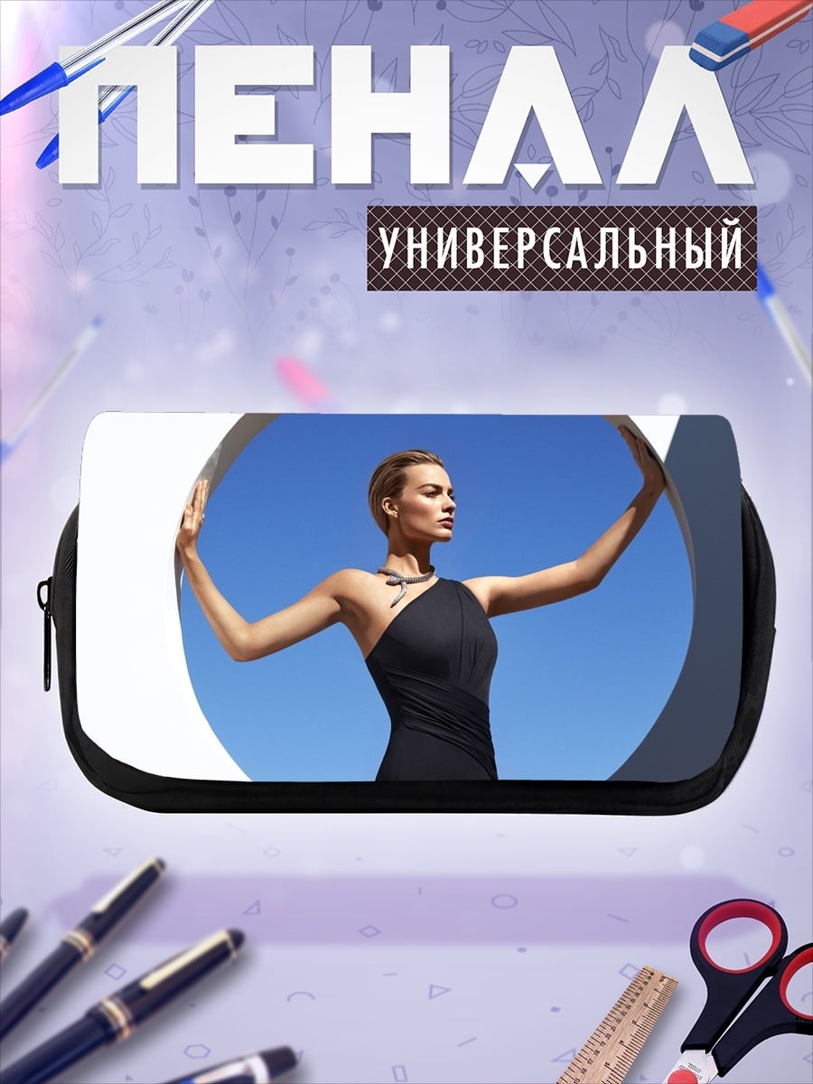 Пенал-косметичка Женщина в платье