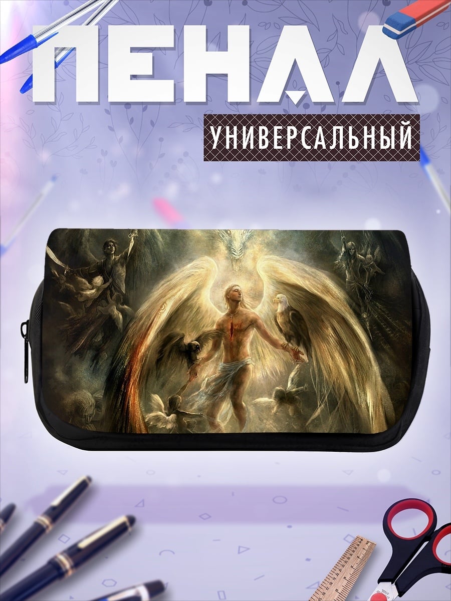 Пенал-косметичка ангел с крыльями