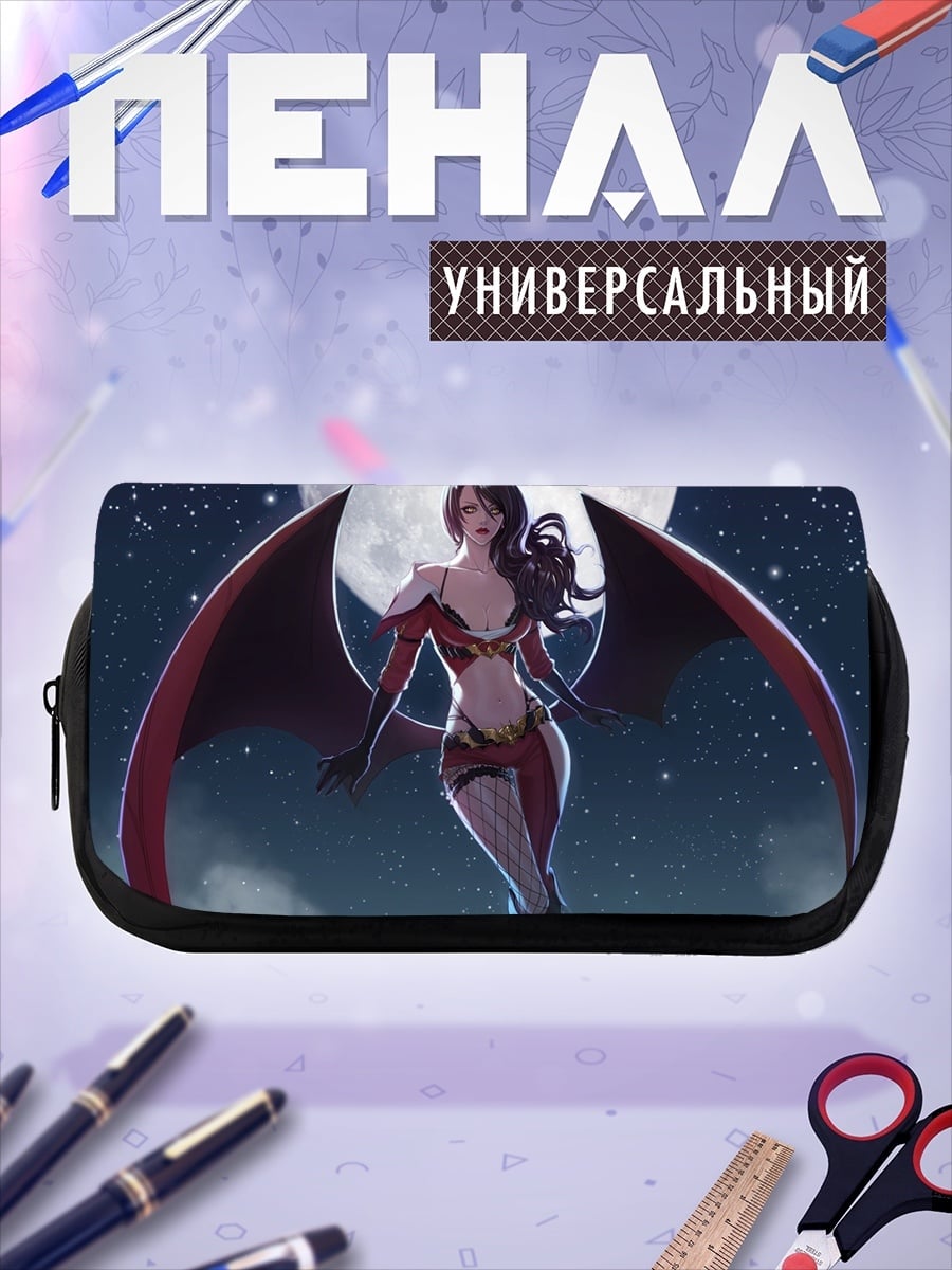 Пенал-косметичка Девушка с крыльями