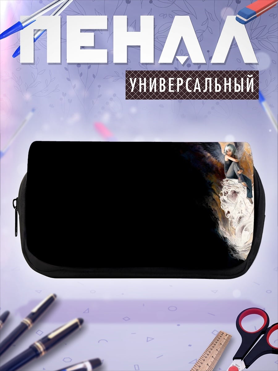 Пенал-косметичка темный фон