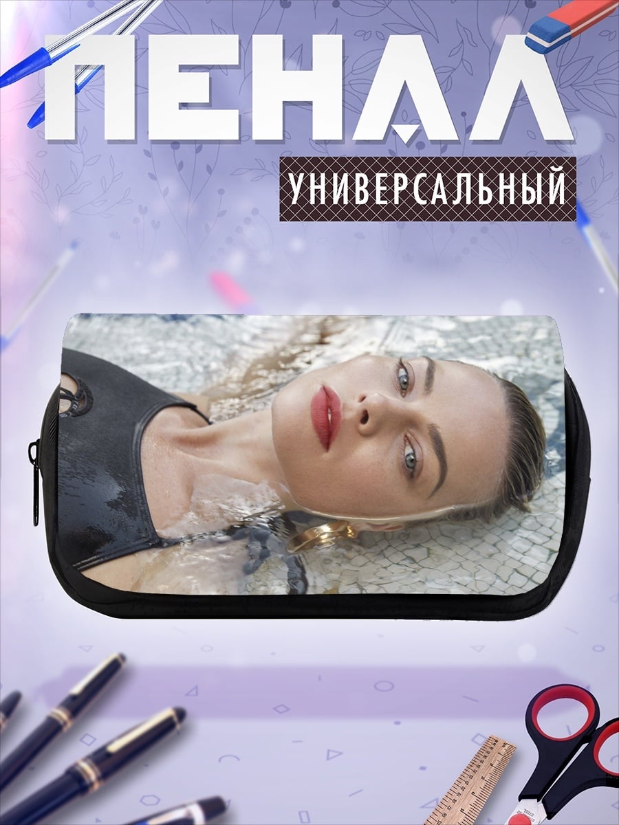 Пенал-косметичка Девушка в воде