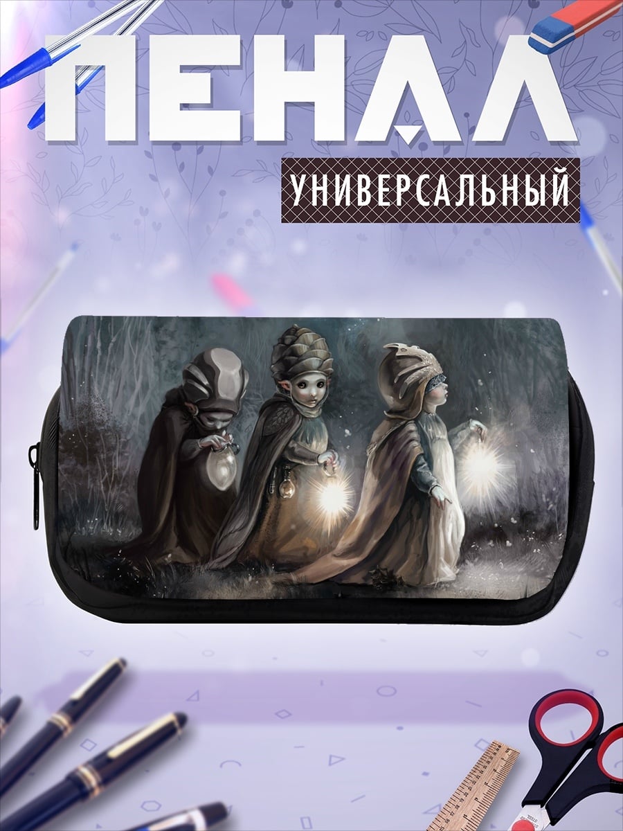 Пенал-косметичка Лесные гномы с фонарями