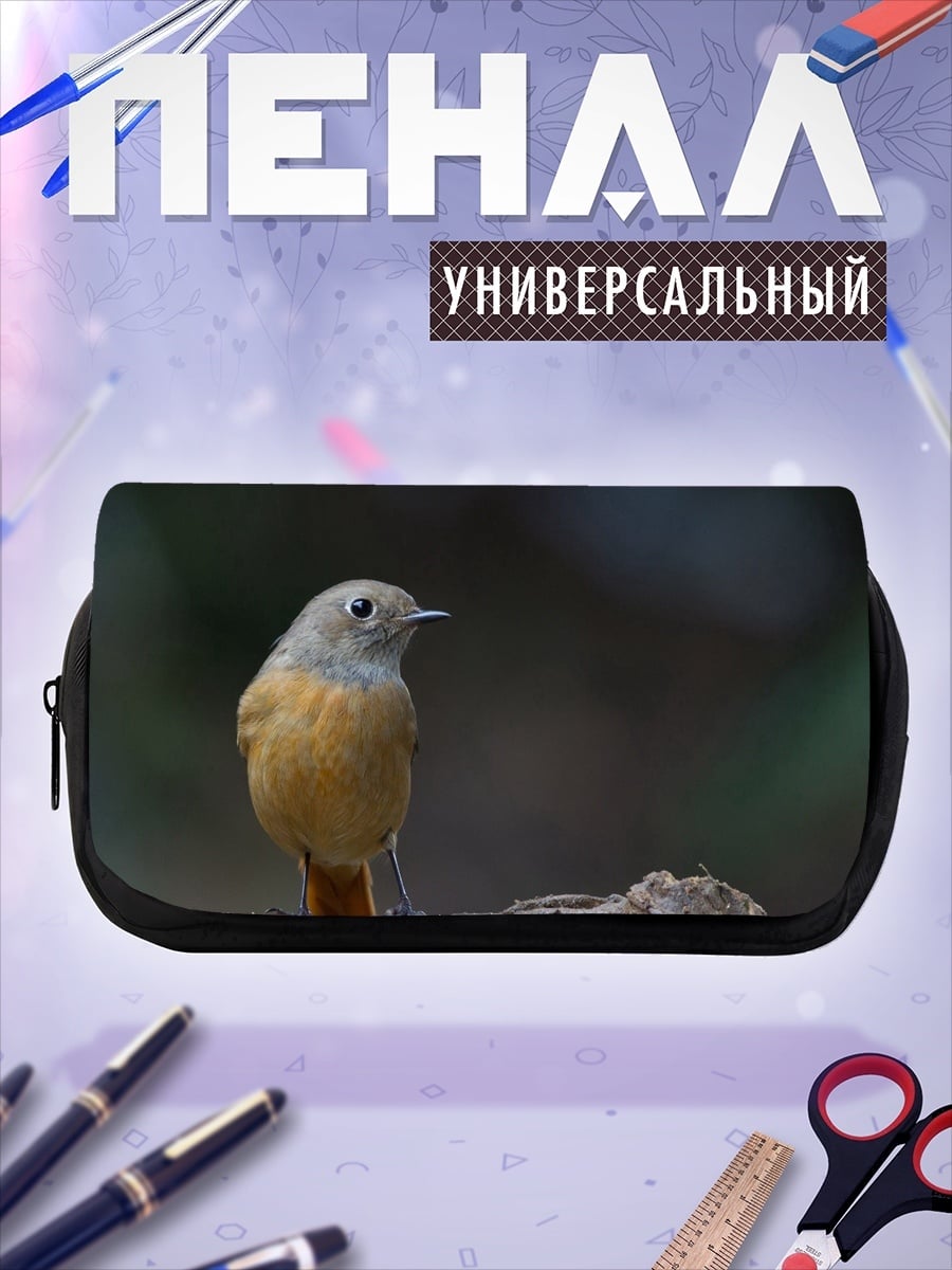 Пенал-косметичка Птица на ветке
