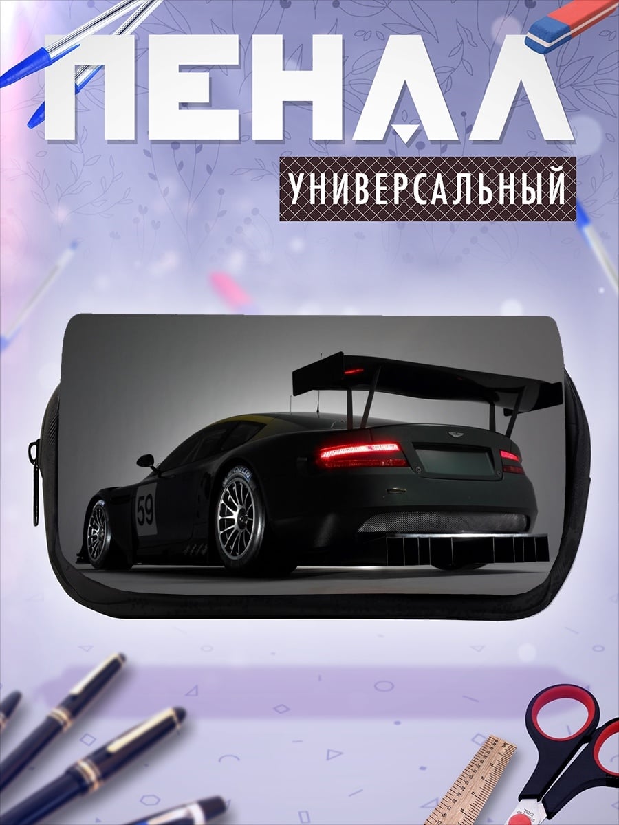 Пенал-косметичка гоночный автомобиль