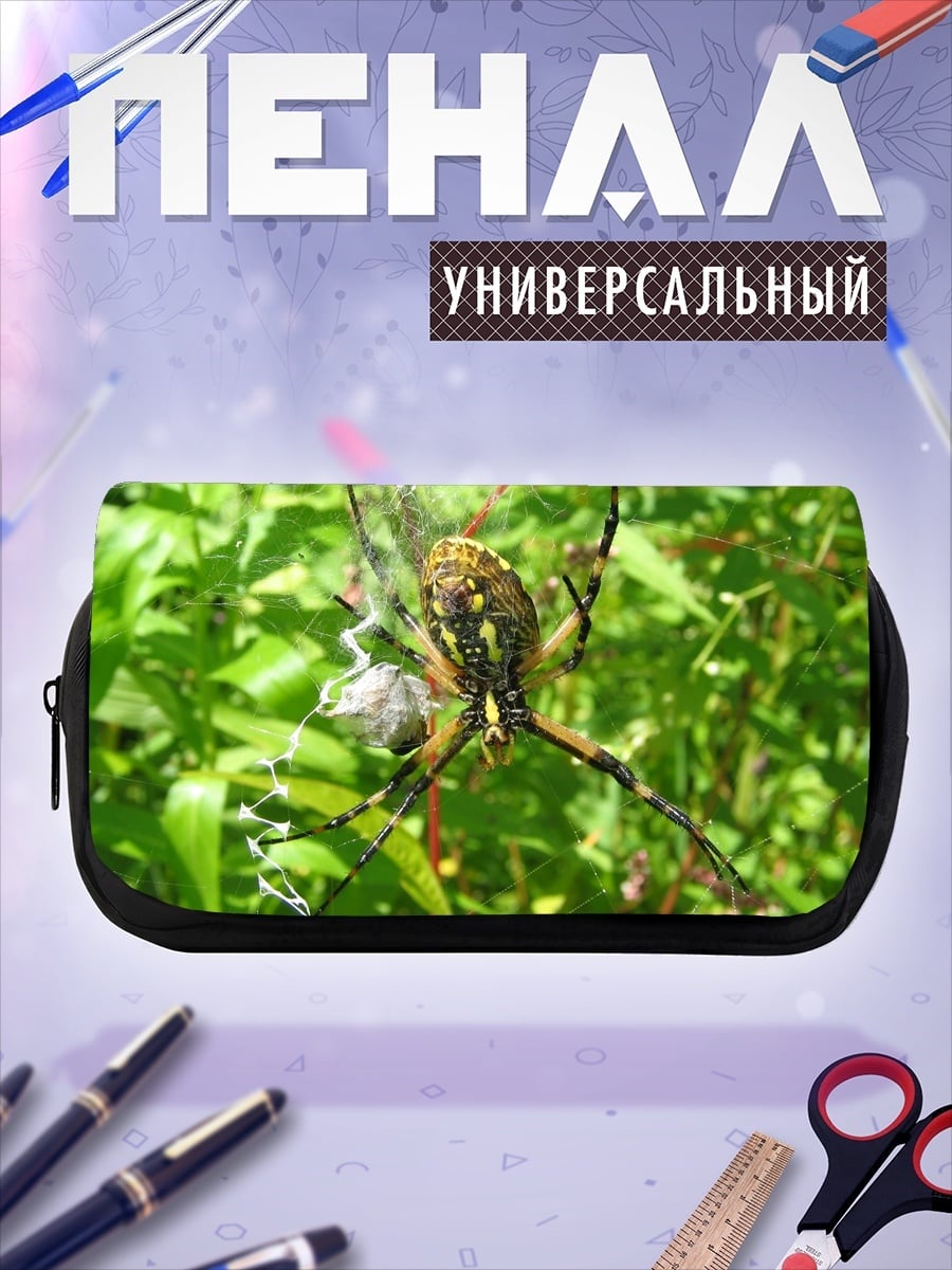 Пенал-косметичка Паук на паутине