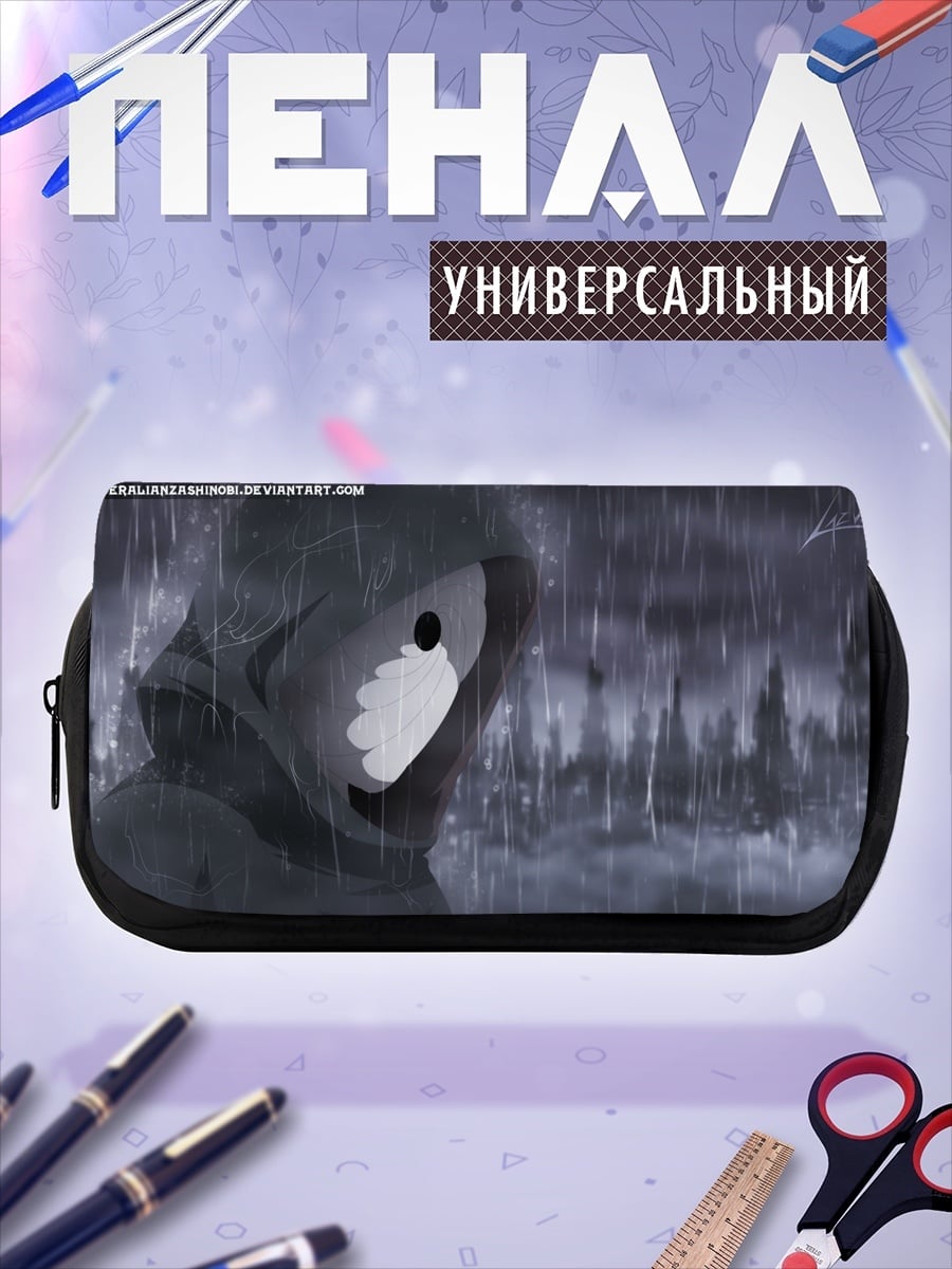 Пенал-косметичка Аниме персонаж в капюшоне