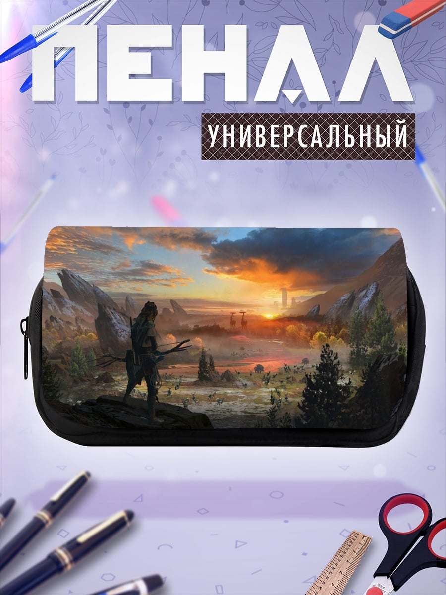 Пенал-косметичка Воин на закате